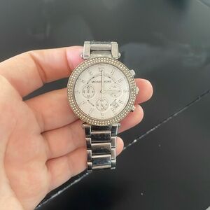 Silver Michael kors watch
